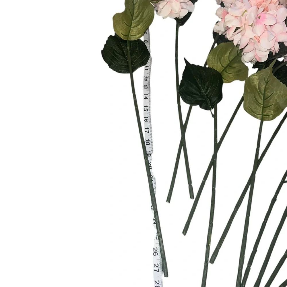 NWT Ashland Michael’s Blush Pink Ivory Faux Hydrangea Stem 12 Piece Wedding